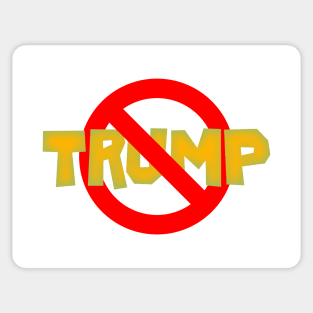 No Trump Sticker